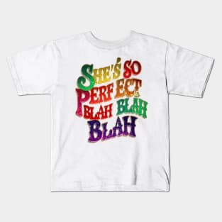 Funny saying Laufey | So perfect Blah blah Kids T-Shirt